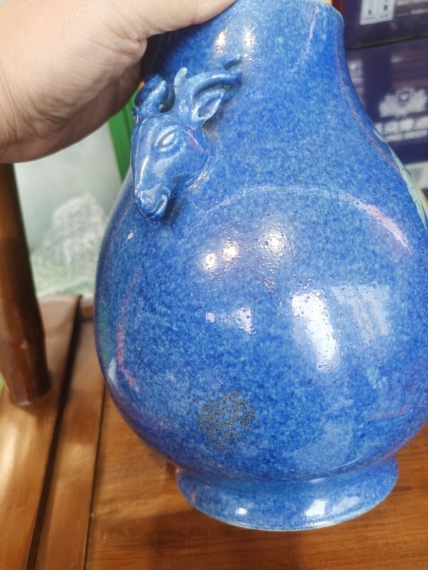 古玩陶瓷鹿頭尊拍賣,當前價格9800元