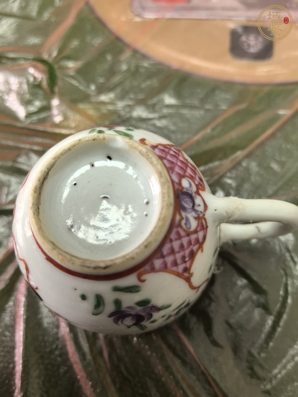 古玩陶瓷廣彩執(zhí)杯真品鑒賞圖