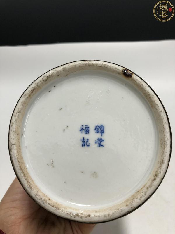 古玩陶瓷晚清·青花八仙人物紋茶葉罐拍賣，當前價格6200元