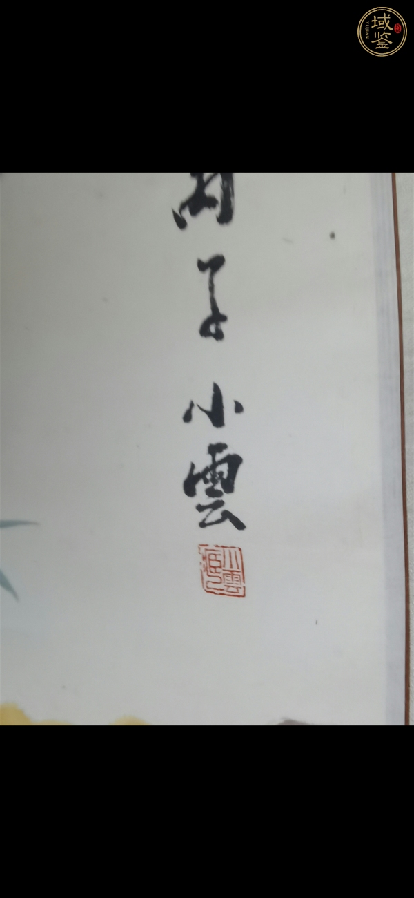 古玩字畫小云花鳥真品鑒賞圖