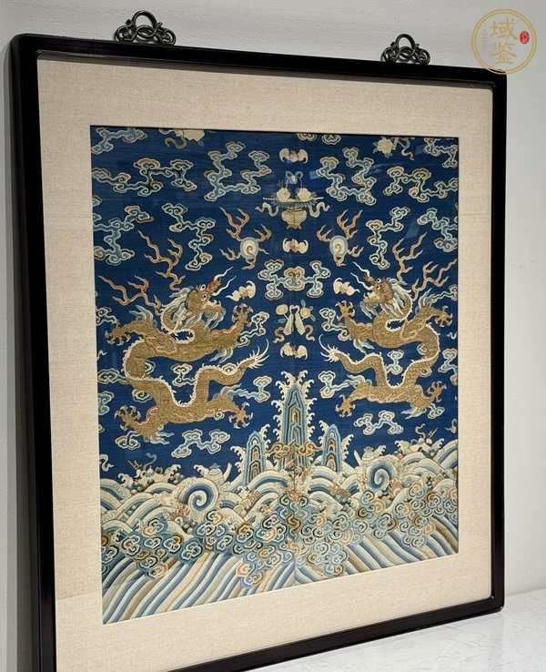 古玩雜項(xiàng)緙絲龍片真品鑒賞圖