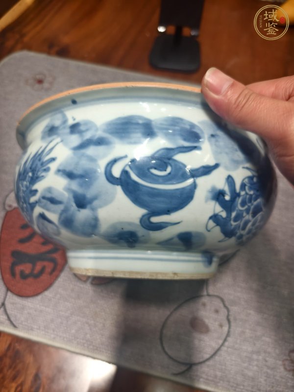 古玩陶瓷青花龍紋爐真品鑒賞圖