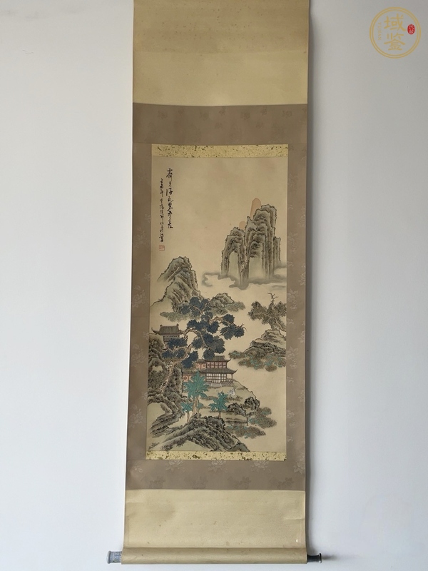 古玩字畫(huà)霽光浮瓦碧參差真品鑒賞圖