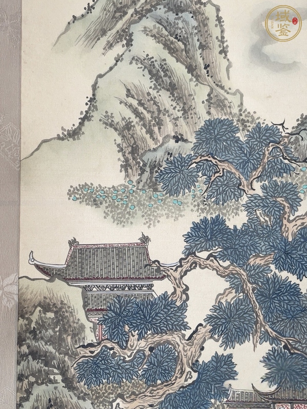 古玩字畫(huà)霽光浮瓦碧參差真品鑒賞圖