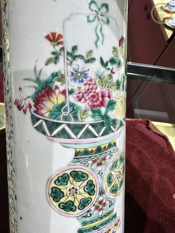 古玩陶瓷粉彩箭筒真品鑒賞圖