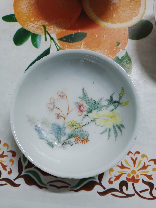 古玩陶瓷粉彩虞美人花卉紋碟拍賣,當前價格2800元