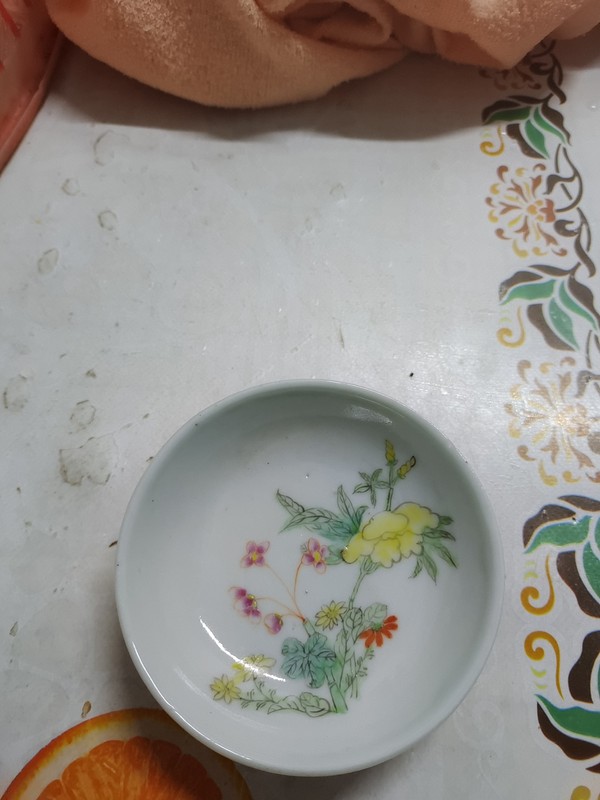 古玩陶瓷粉彩虞美人花卉紋碟拍賣,當前價格2800元