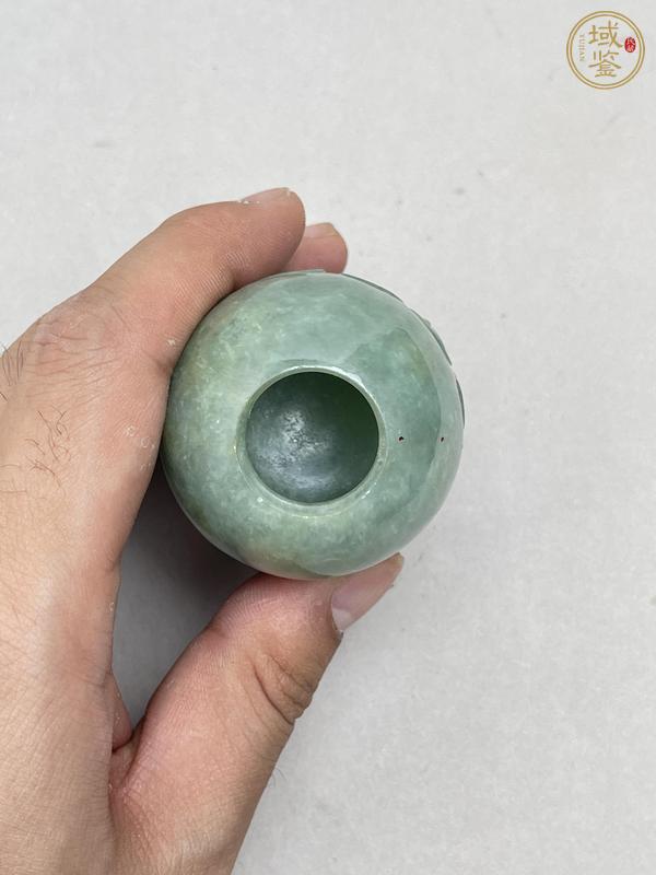 古玩玉器翡翠瓶真品鑒賞圖