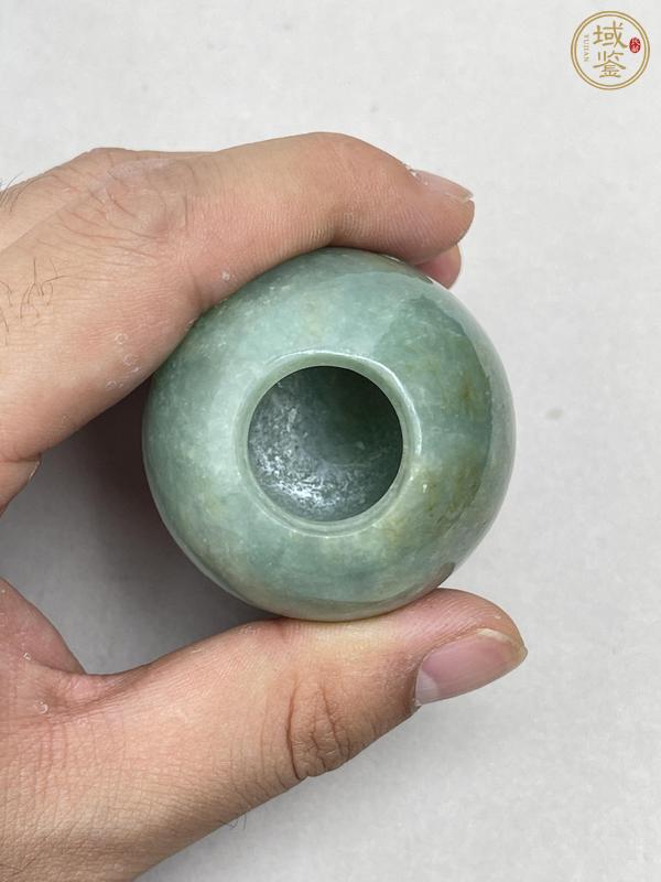 古玩玉器翡翠瓶真品鑒賞圖