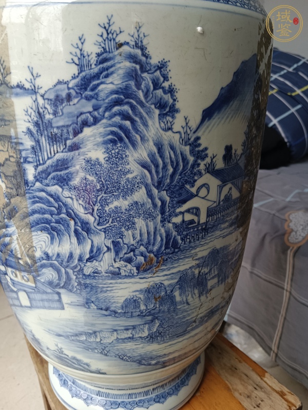 古玩陶瓷青花尊真品鑒賞圖