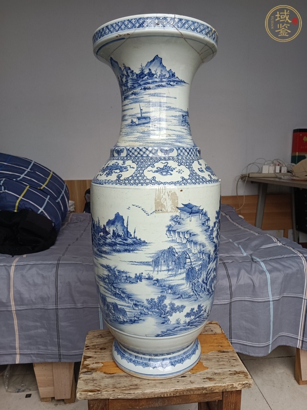 古玩陶瓷青花尊真品鑒賞圖