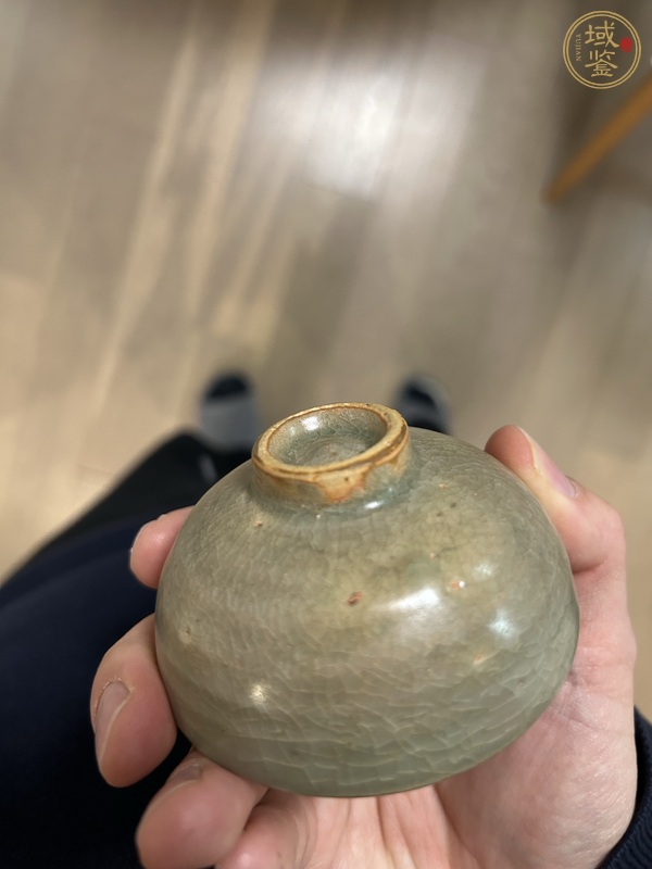 古玩陶瓷龍泉窯梅花盞真品鑒賞圖