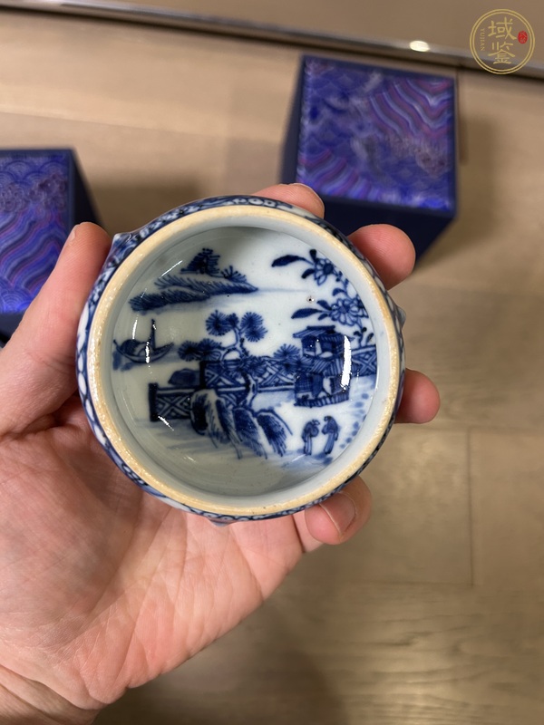 古玩陶瓷青花香爐真品鑒賞圖