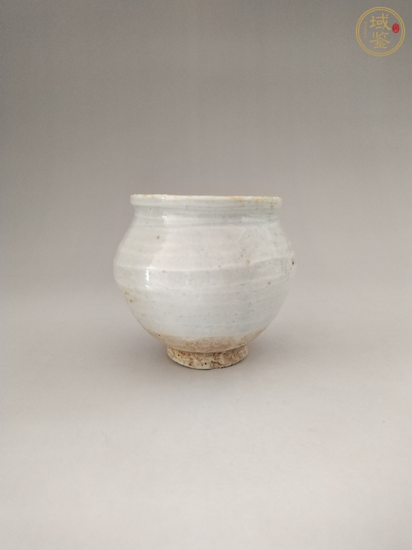 古玩陶瓷影青釉茶入真品鑒賞圖