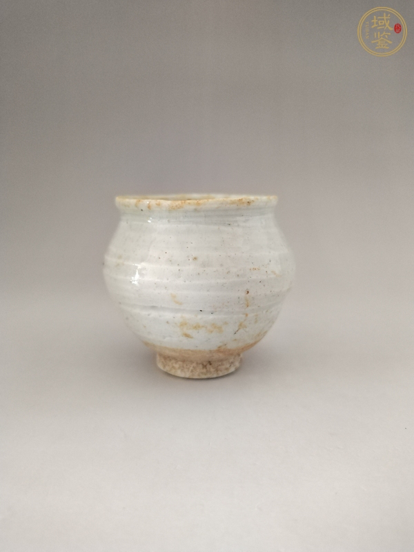 古玩陶瓷影青釉茶入真品鑒賞圖