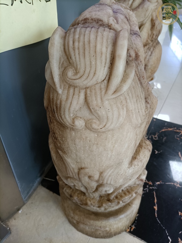 古玩雜項石雕獸真品鑒賞圖