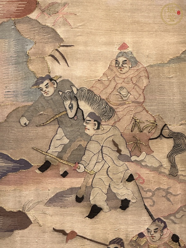 古玩雜項(xiàng)緙絲條屏真品鑒賞圖