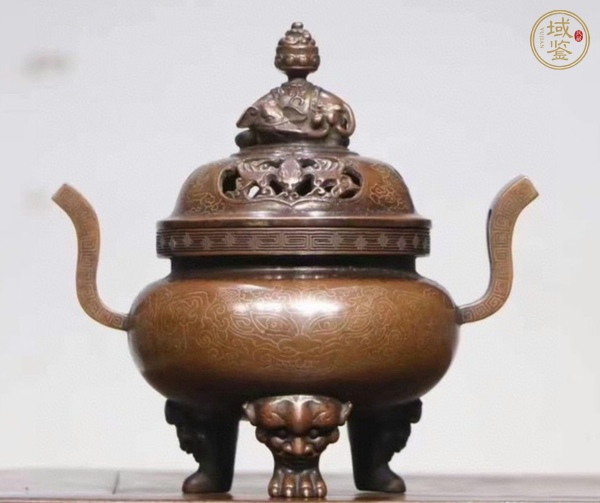 古玩銅器爐子真品鑒賞圖