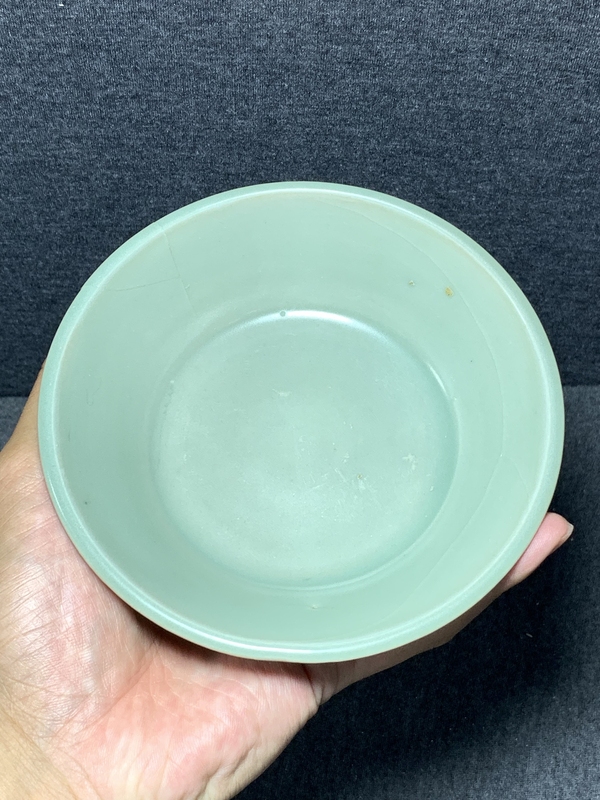 古玩陶瓷南宋·龍泉青釉洗拍賣,當(dāng)前價(jià)格9999元