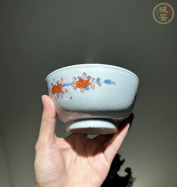 古玩陶瓷青花礬紅碗真品鑒賞圖