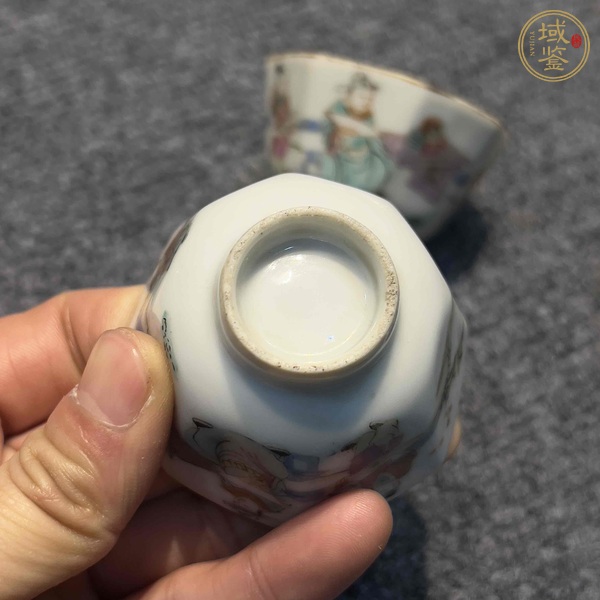 古玩陶瓷粉彩酒杯真品鑒賞圖