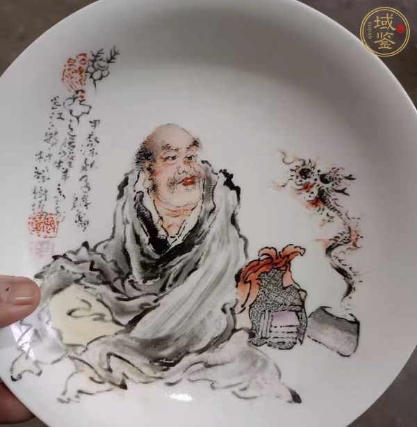 古玩陶瓷粉彩人物故事碗真品鑒賞圖