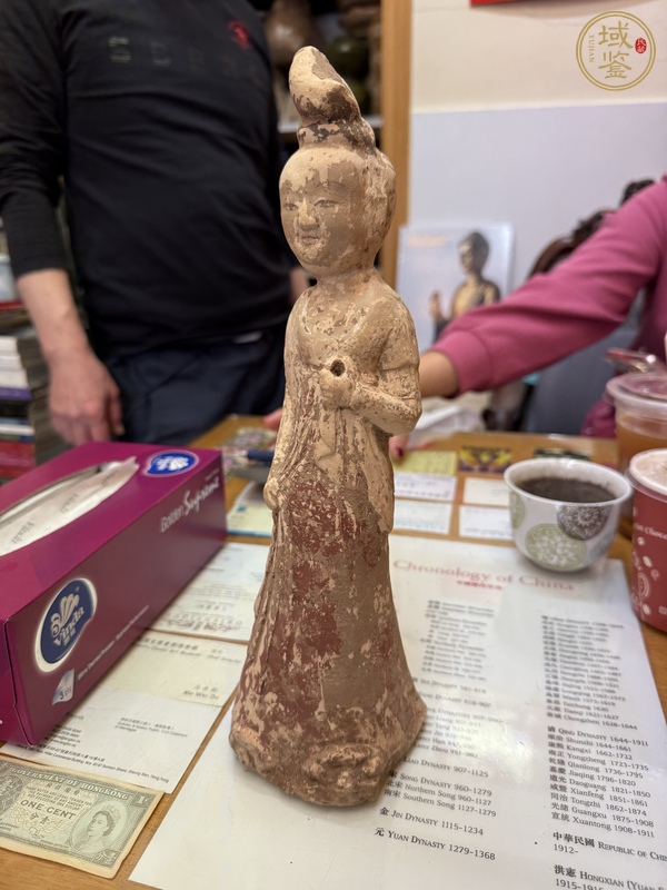 古玩陶瓷仕女俑真品鑒賞圖