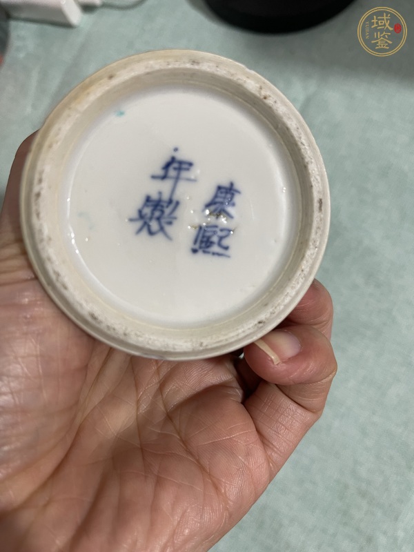 古玩陶瓷青花花鳥紋雞腿瓶真品鑒賞圖