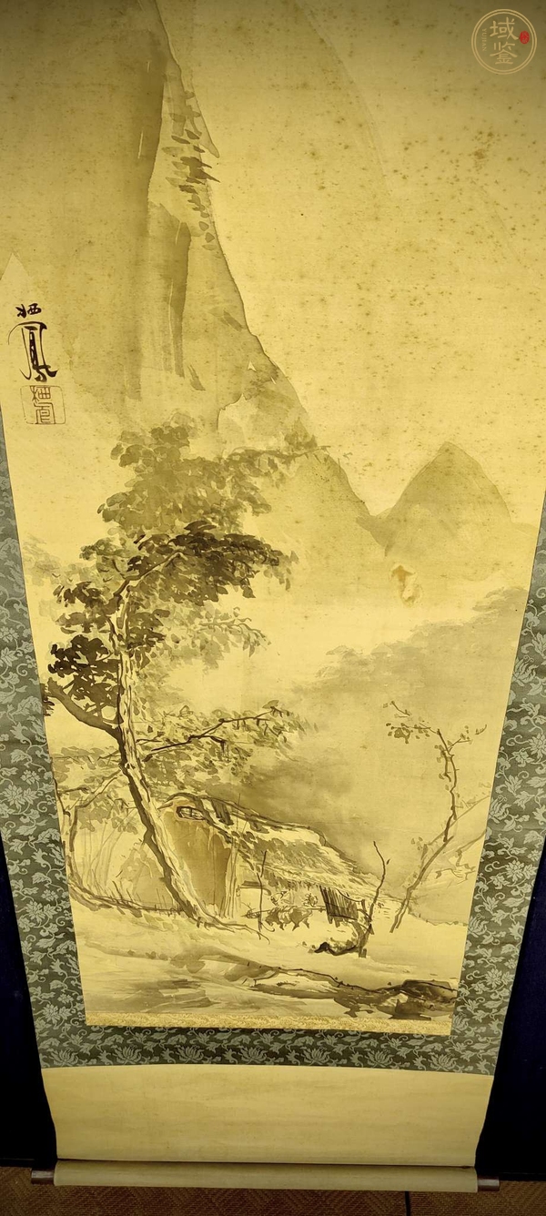 古玩山水圖真品鑒賞圖