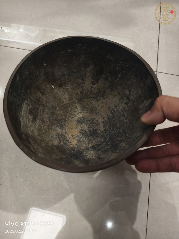 古玩銅器銅缽真品鑒賞圖