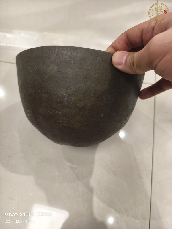 古玩銅器銅缽真品鑒賞圖