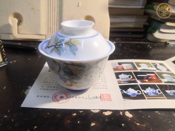 古玩陶瓷粉彩玲瓏瓷杯真品鑒賞圖