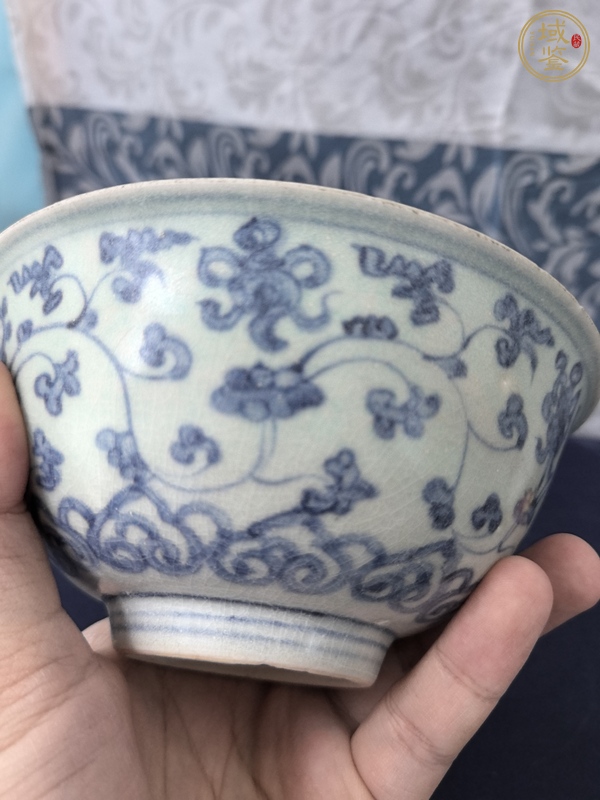 古玩陶瓷明中青花碗真品鑒賞圖