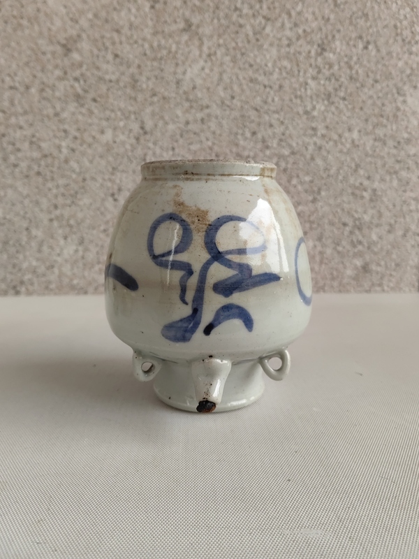 古玩陶瓷青花福字紋茶壺拍賣，當前價格680元