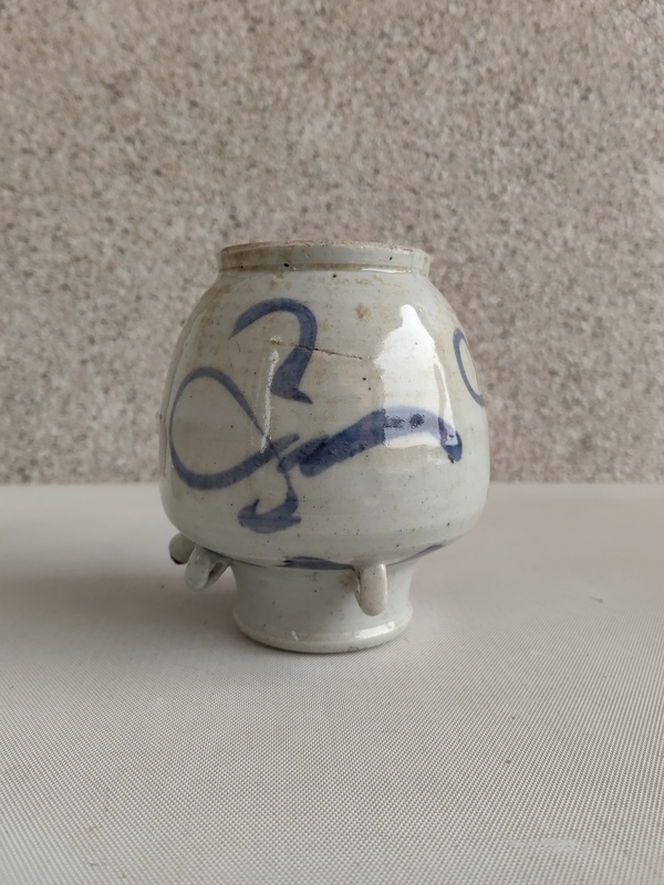 古玩陶瓷青花福字紋茶壺拍賣,當前價格580元