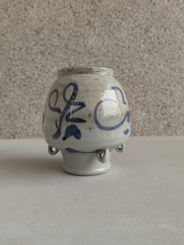 古玩陶瓷青花福字紋茶壺拍賣,當前價格580元