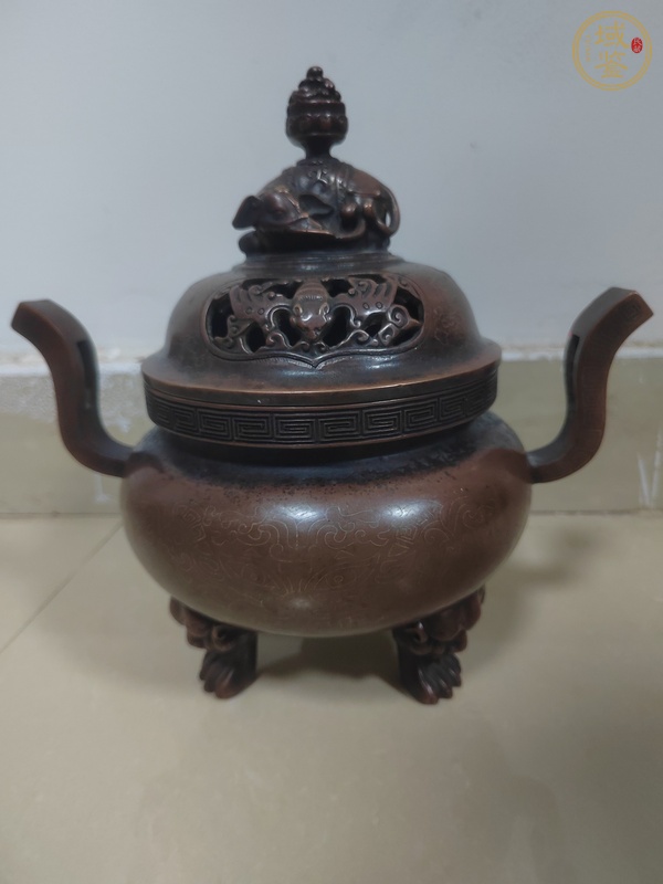 古玩銅器銅爐真品鑒賞圖