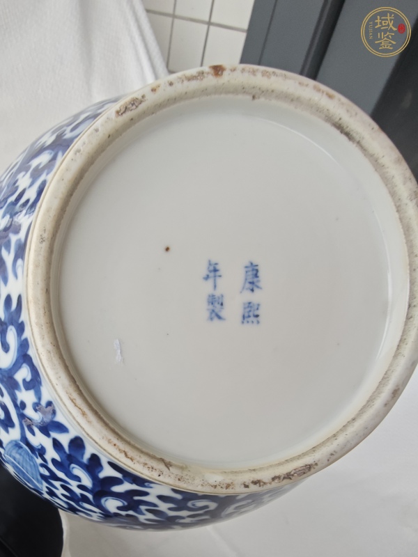 古玩陶瓷青花天球瓶真品鑒賞圖