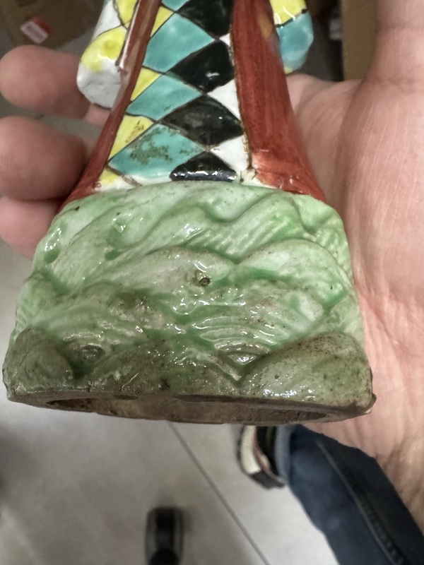 古玩陶瓷粉彩人物造像拍賣,當前價格3500元