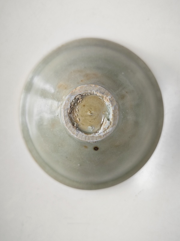 古玩陶瓷宋耀州窯青釉茶盞拍賣,當前價格8765元