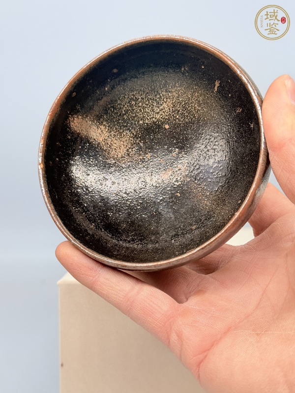 古玩陶瓷黑釉茶盞真品鑒賞圖