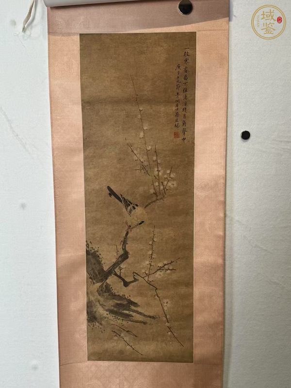 古玩字畫清代仿蔣廷錫花鳥真品鑒賞圖