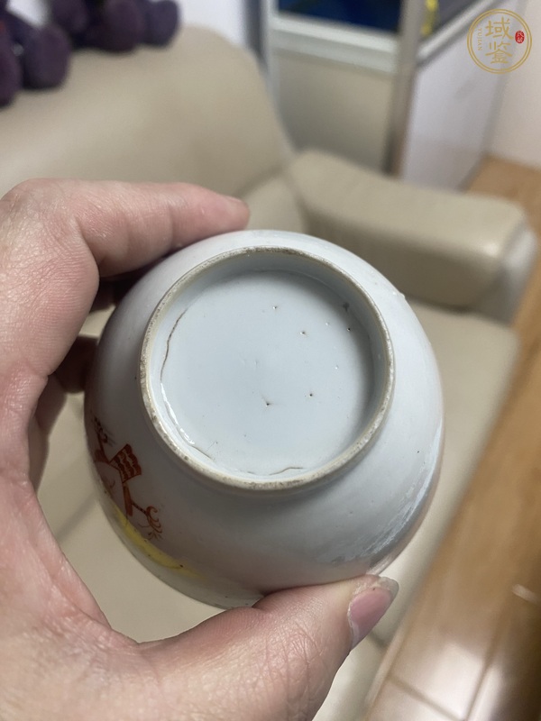 古玩陶瓷乾隆文章瓷茶杯真品鑒賞圖