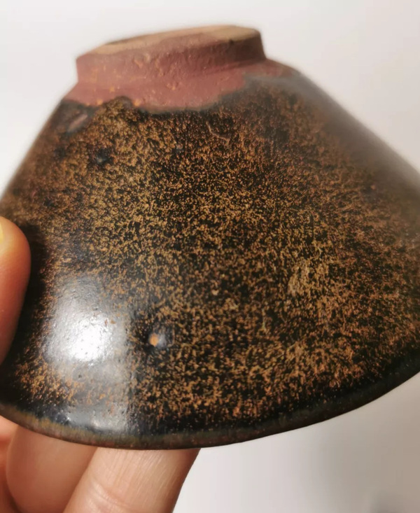 古玩陶瓷宋·建窯系芝麻釉茶盞拍賣，當前價格10000元
