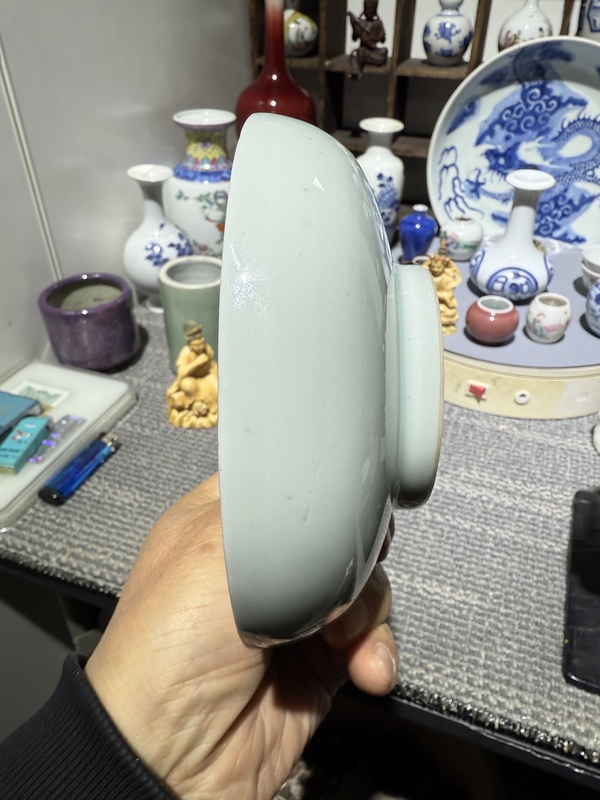 古玩陶瓷李白醉酒人物紋青花洗拍賣，當(dāng)前價格23000元