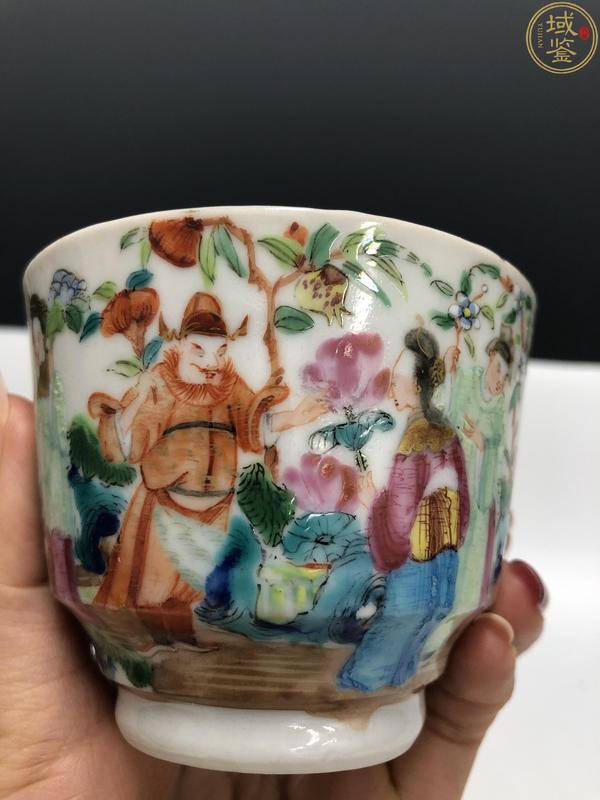 古玩陶瓷廣彩十二花神人物紋執(zhí)杯拍賣，當(dāng)前價格2280元