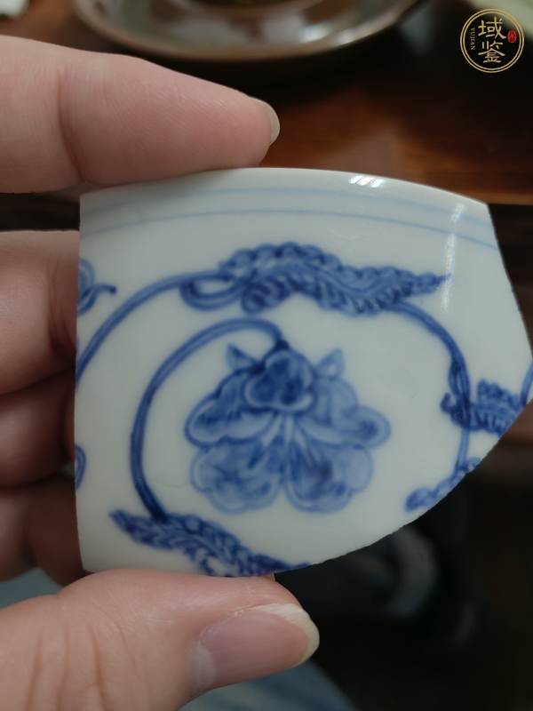 古玩陶瓷青花瓷片真品鑒賞圖