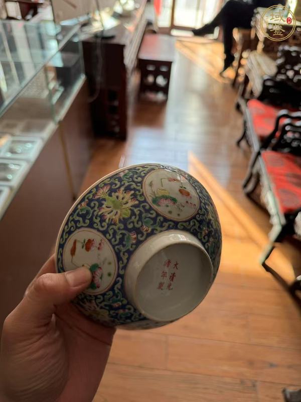 古玩陶瓷粉彩碗真品鑒賞圖