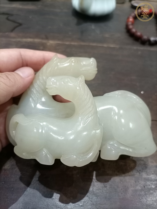 古玩玉器玉馬真品鑒賞圖