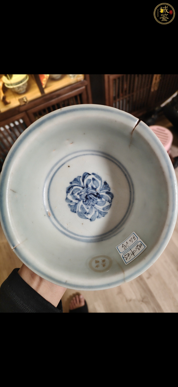 古玩陶瓷青花花鳥紋碗真品鑒賞圖